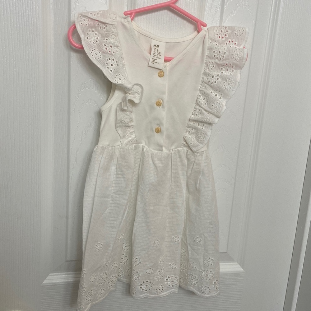Baby Girl White Dress | H&M